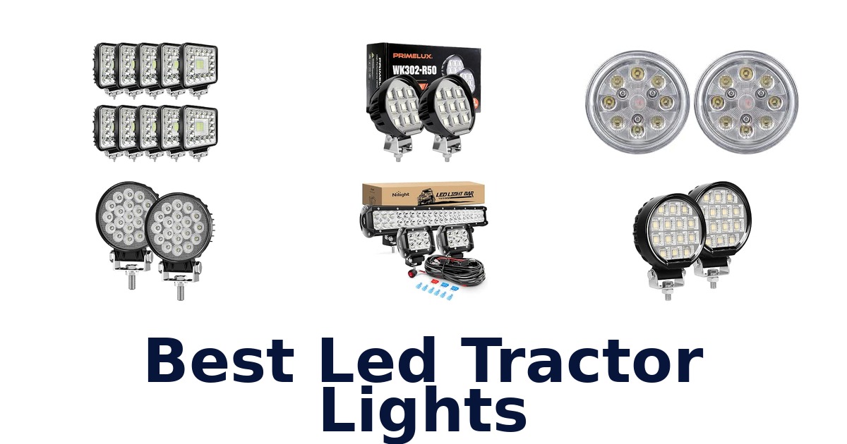 Best Led Tractor Lights