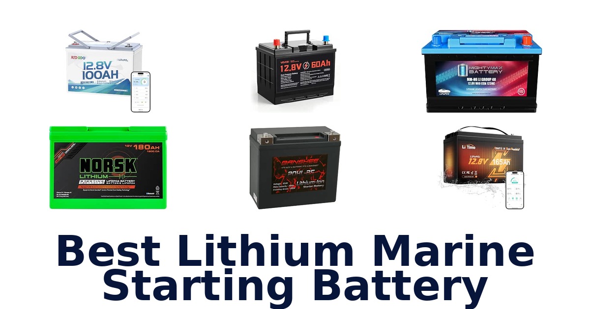 Best Lithium Marine Starting Battery