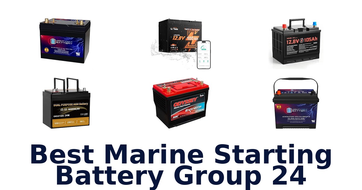 Best Marine Starting Battery Group 24