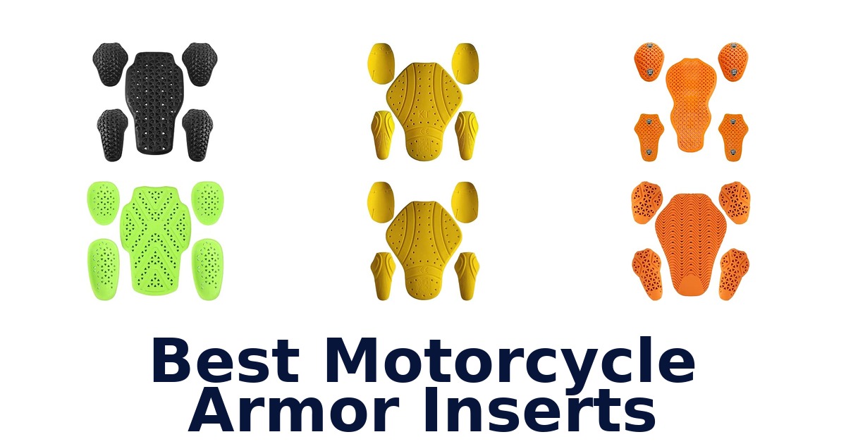 Best Motorcycle Armor Inserts
