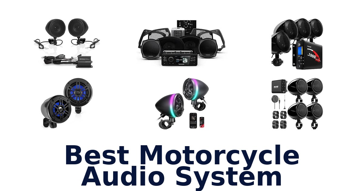 Best Motorcycle Audio System