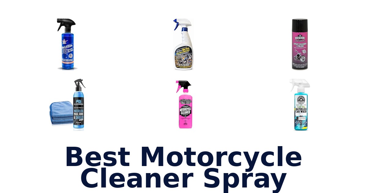 Best Motorcycle Cleaner Spray