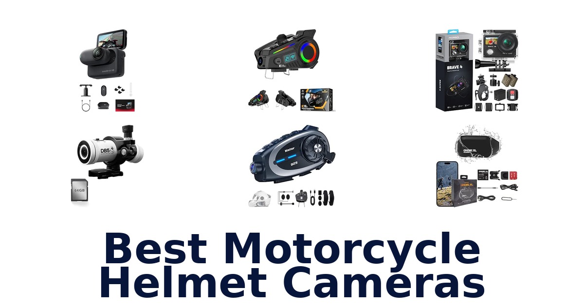 Best Motorcycle Helmet Cameras