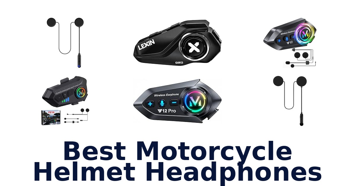 Best Motorcycle Helmet Headphones