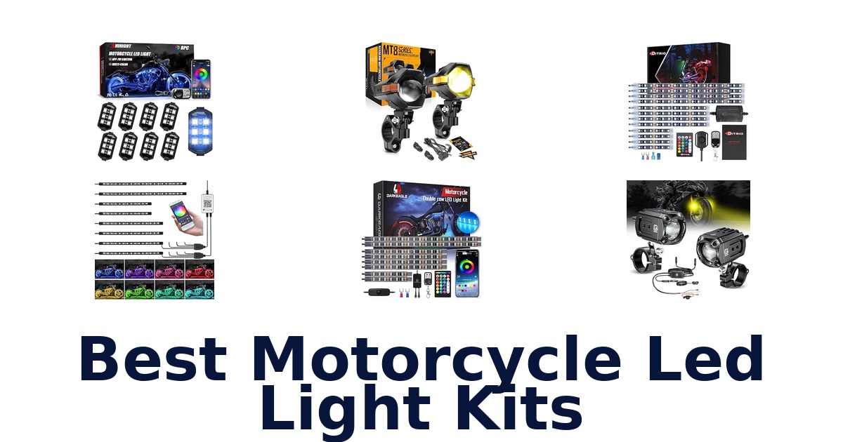 Best Motorcycle Led Light Kits