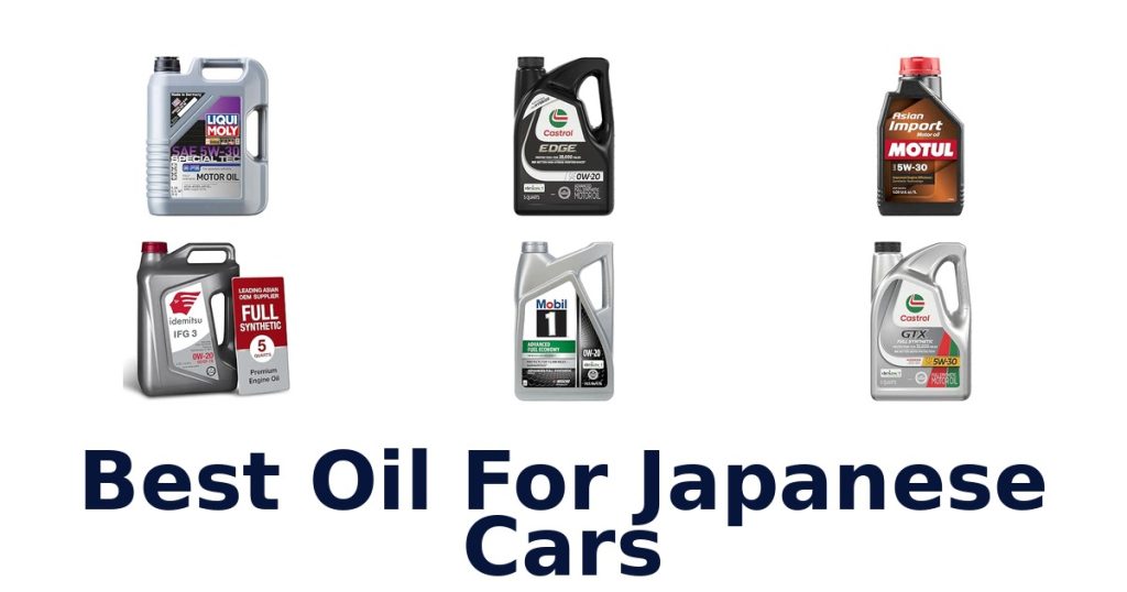 Best Oil For Japanese Cars
