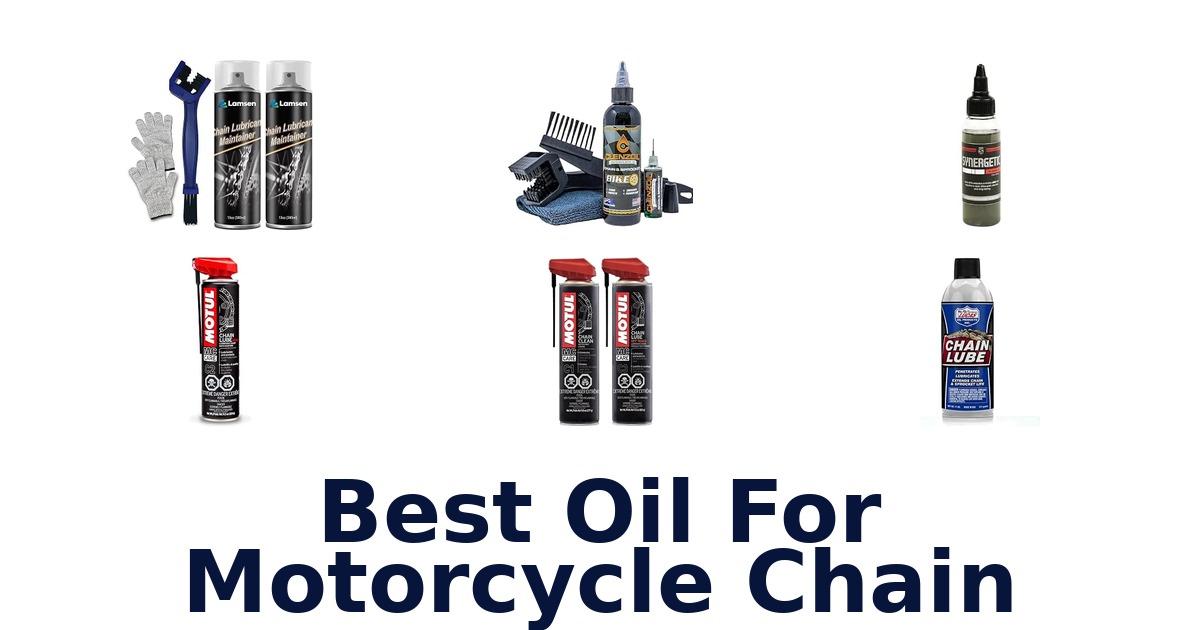 Best Oil For Motorcycle Chain