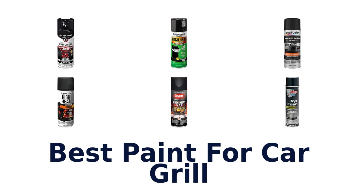 Best Paint For Car Grill