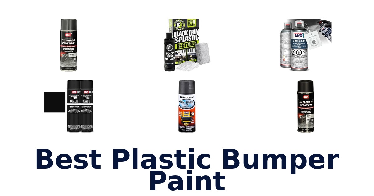 Best Plastic Bumper Paint