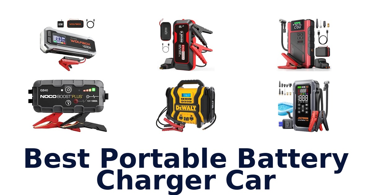 Best Portable Battery Charger Car