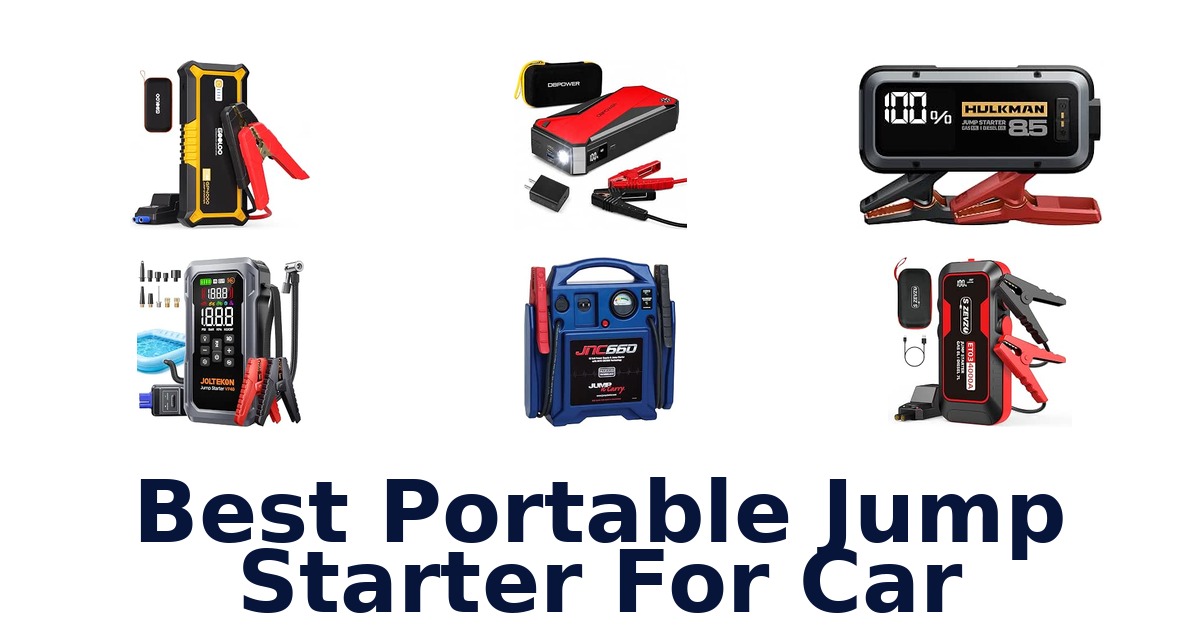 Best Portable Jump Starter For Car