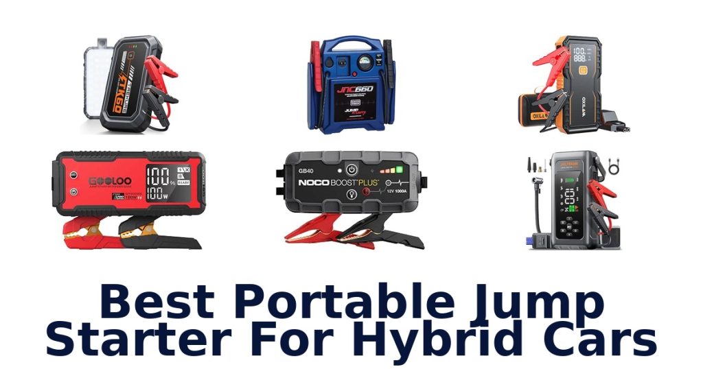Best Portable Jump Starter For Hybrid Cars
