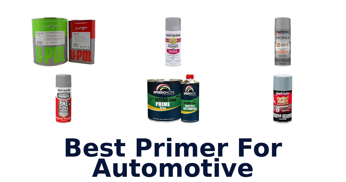 Best Primer For Automotive