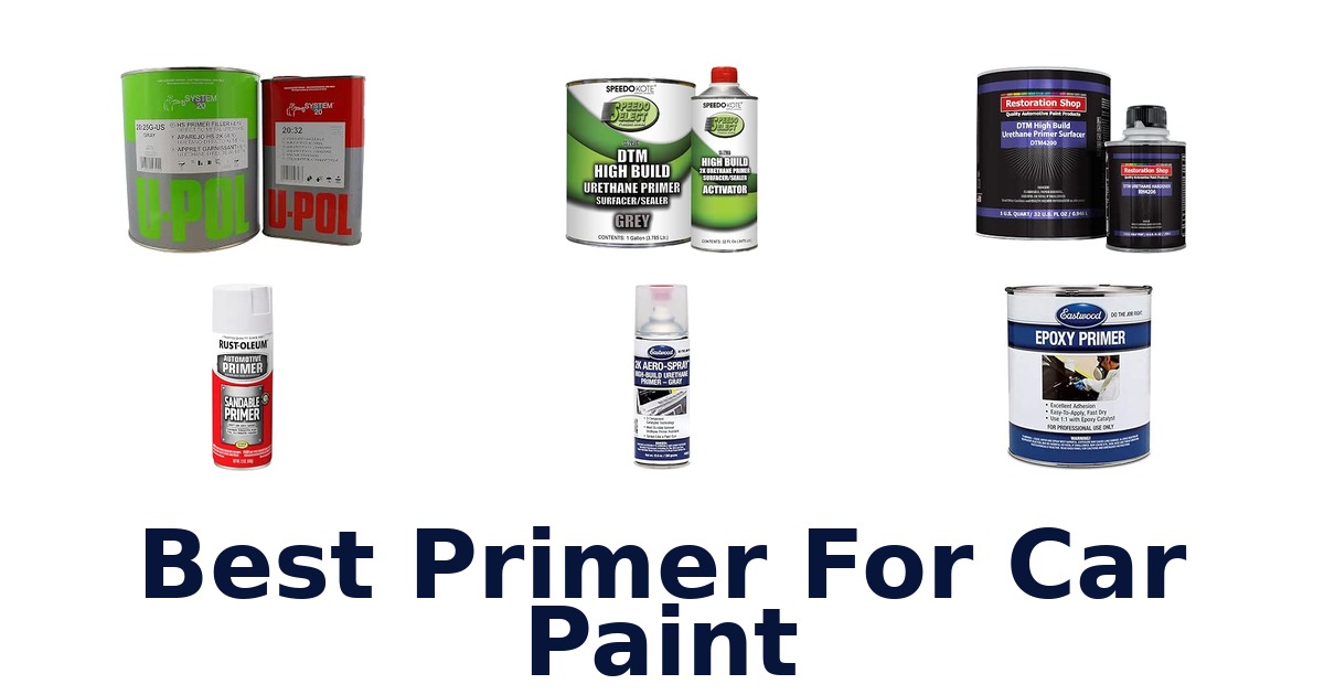 Best Primer For Car Paint