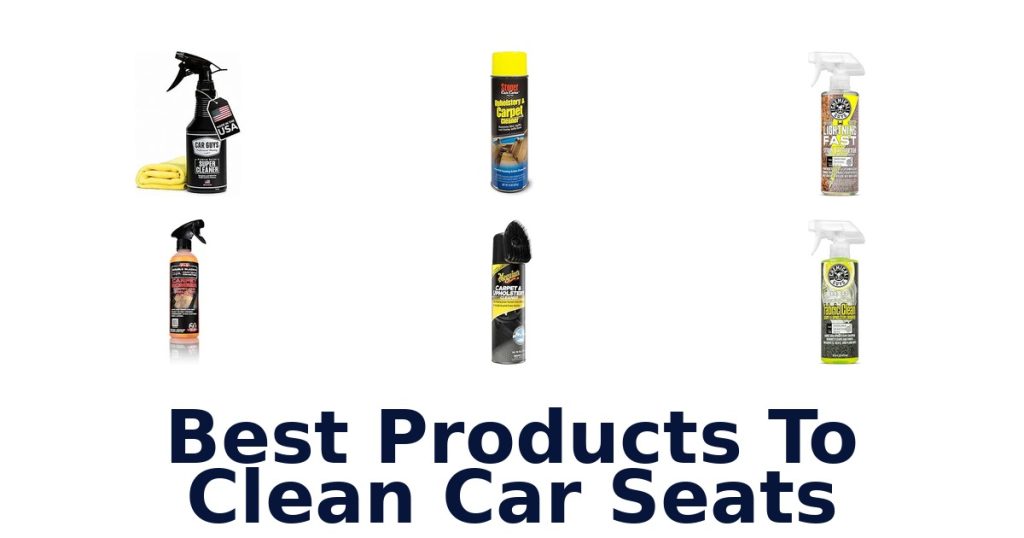 Best Products To Clean Car Seats