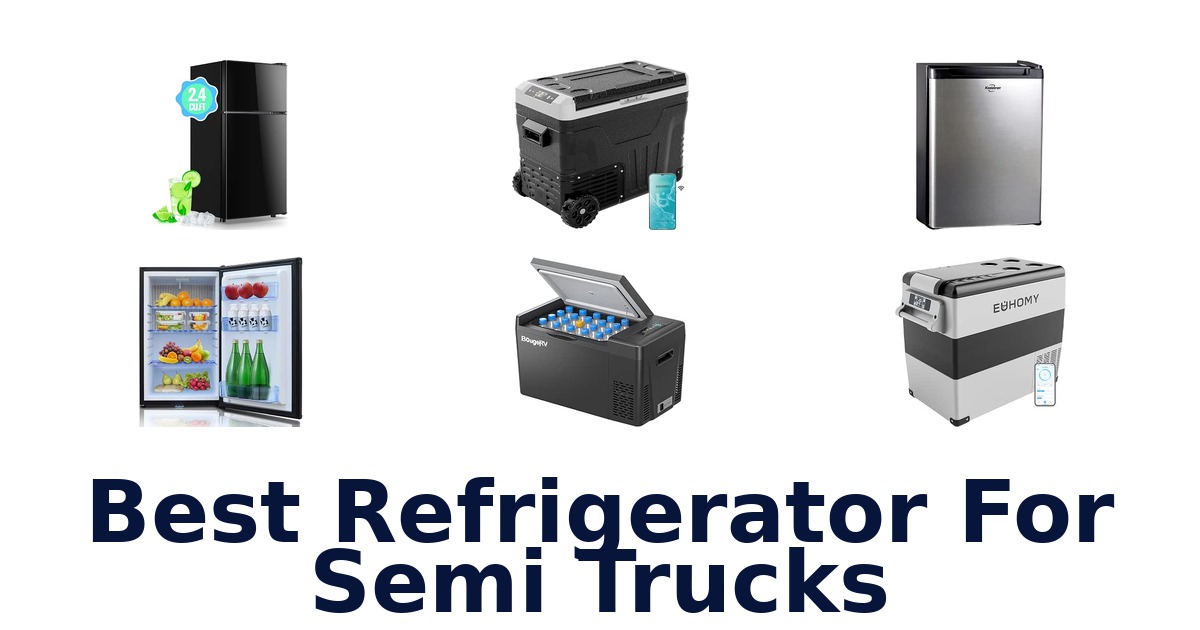 Best Refrigerator For Semi Trucks