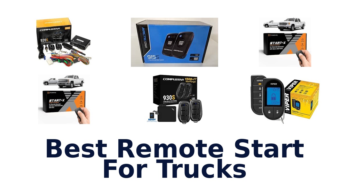 Best Remote Start For Trucks