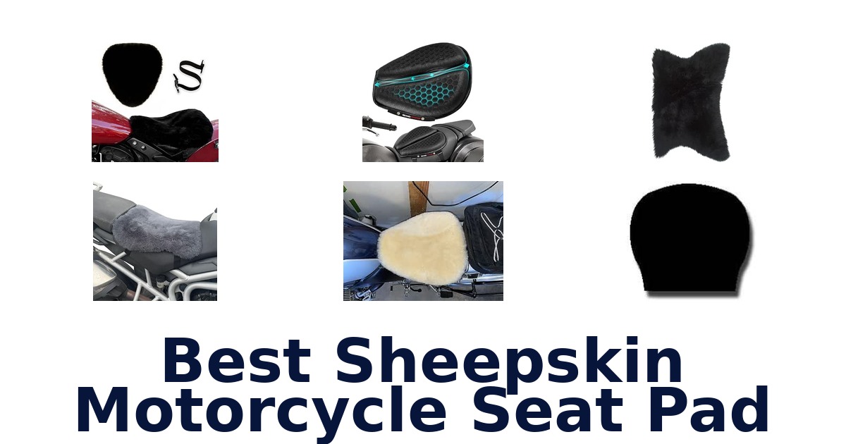 Best Sheepskin Motorcycle Seat Pad