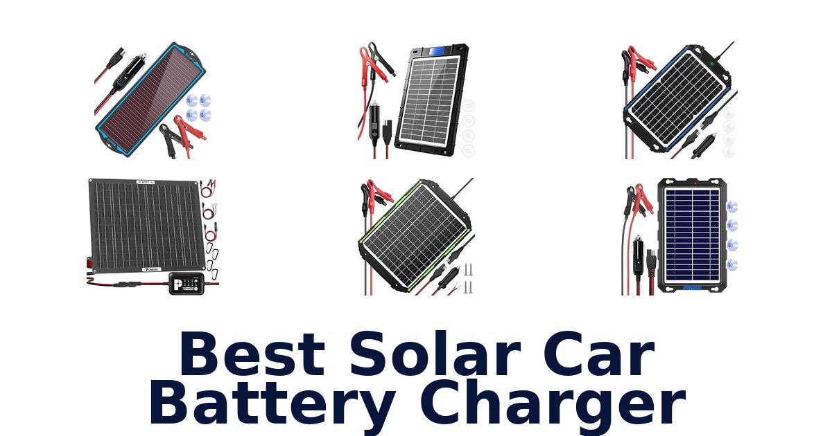 Best Solar Car Battery Charger