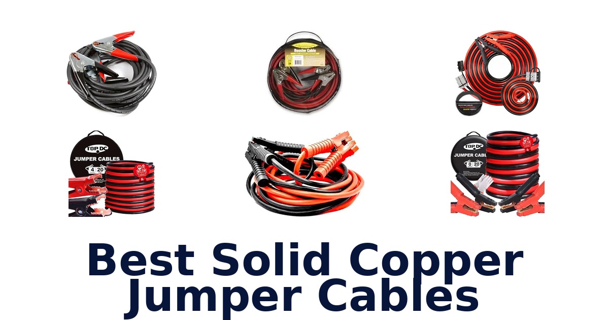 Best Solid Copper Jumper Cables