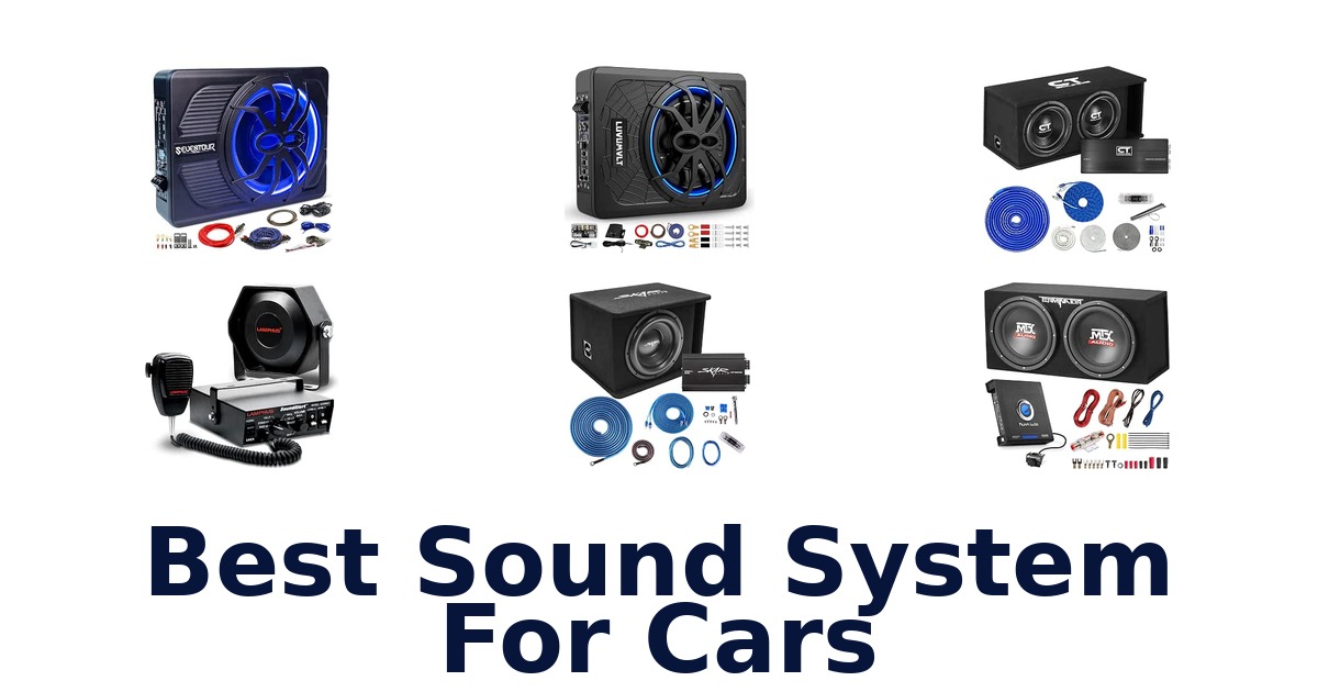 Best Sound System For Cars