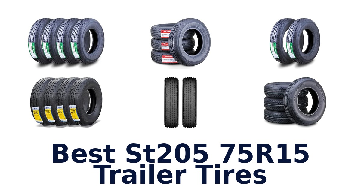 Best St205 75R15 Trailer Tires