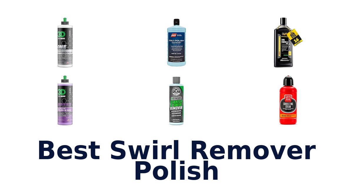 Best Swirl Remover Polish