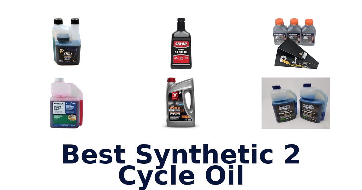 Best Synthetic 2 Cycle Oil