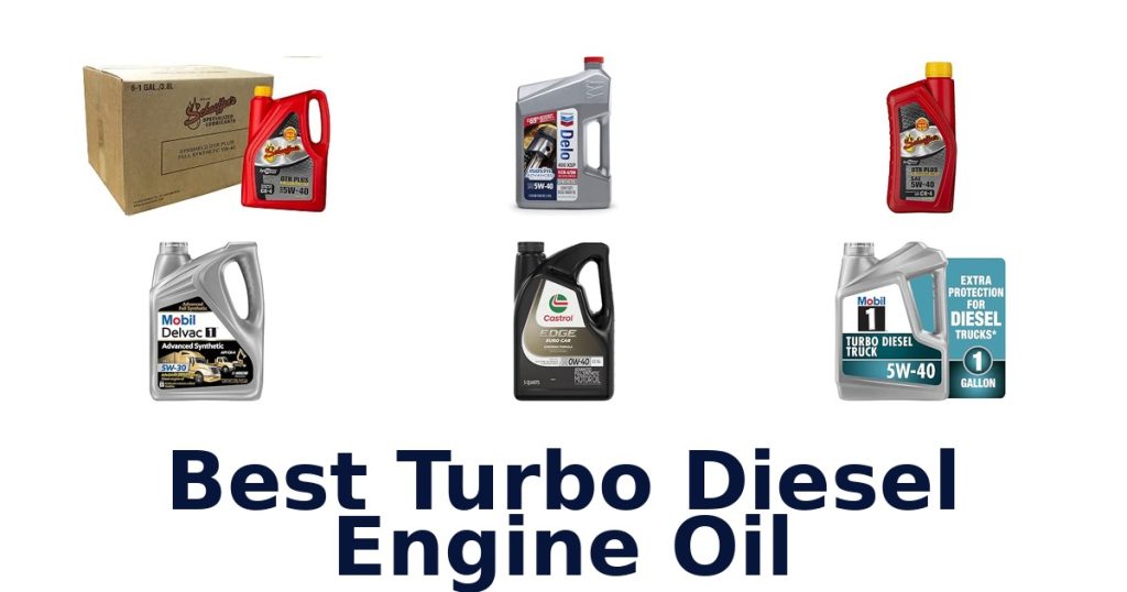 Best Turbo Diesel Engine Oil