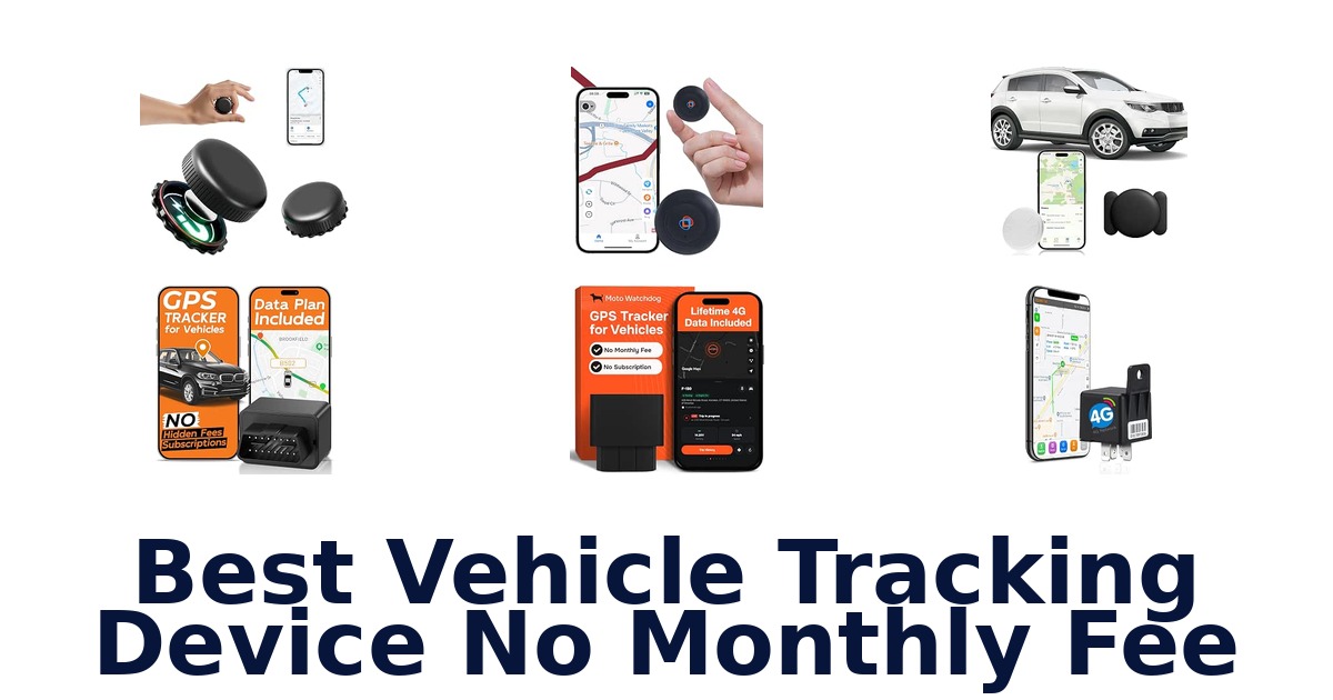 Best Vehicle Tracking Device No Monthly Fee