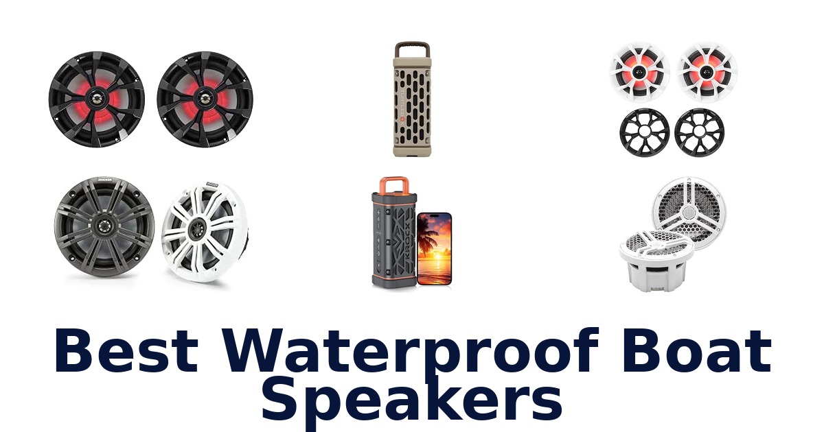 Best Waterproof Boat Speakers