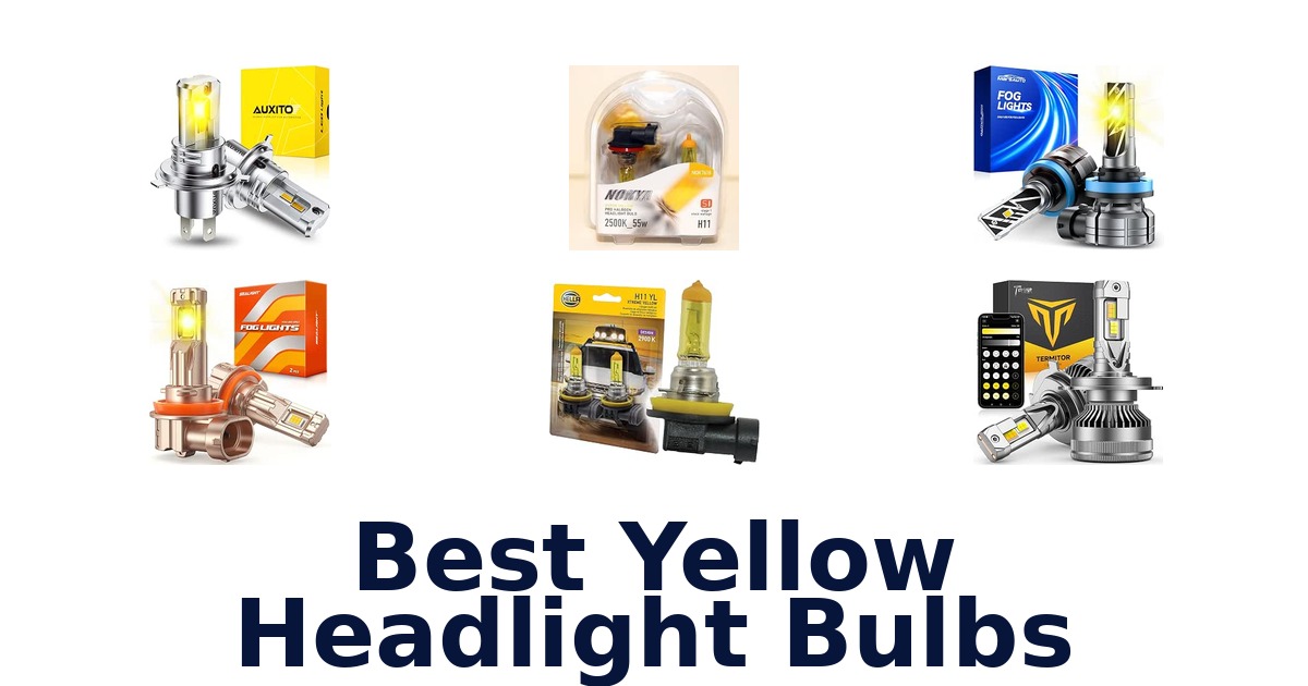 Best Yellow Headlight Bulbs