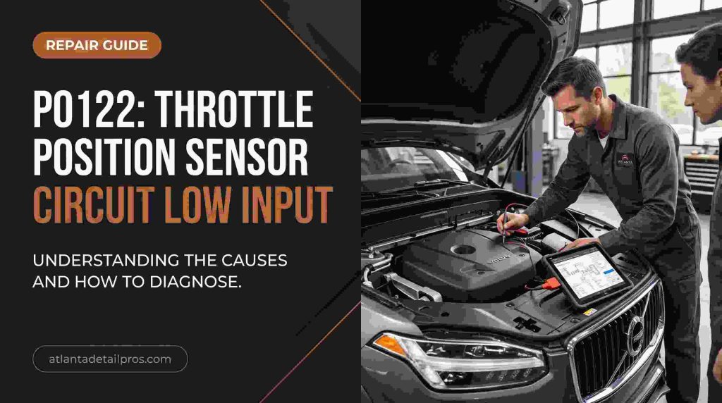 P0122 Throttle Position Sensor Circuit Low Input